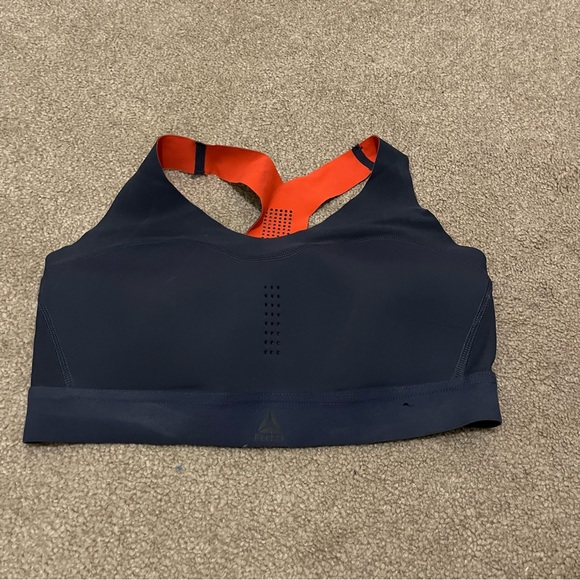 Reebok Blue Orange Sports Bra - Picture 1 of 5